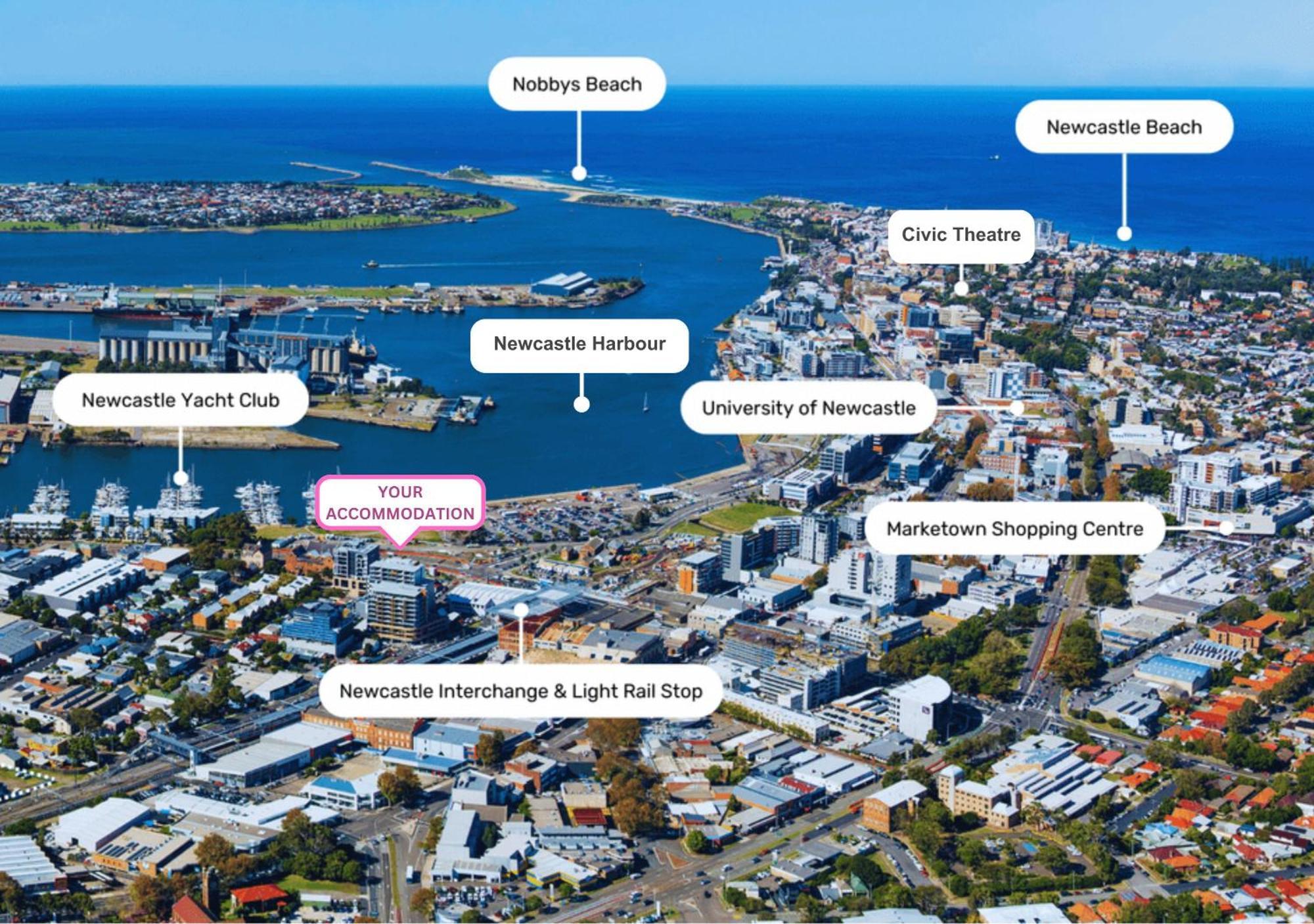 Harbour Towers, Newcastle'S Elite Apartment Stays, Free Parking & Tram Access Exterior foto